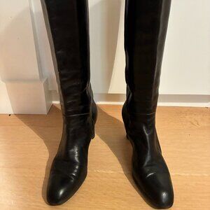 Leather Heeled boots designed by MIMA, made in Italy